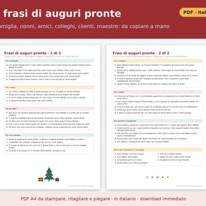 Printable Christmas Cards (PDF) | 12 Foldable Greeting Cards in 4 Styles, Ready-Made Greetings, Gift Tag, and Envelope to Cut Out image 4