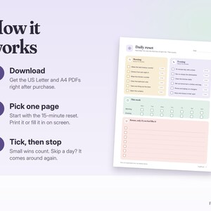 Bundel met schoonmaakchecklist voor ADHD-patiënten, invulbare schoonmaakplanner, checklist per kamer, takenlijst, 30 dagen opruimen, printbaar PDF-bestand afbeelding 4
