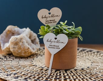 Layhit 102 Pcs Baby Shower Small Succulent Pots Wedding Party