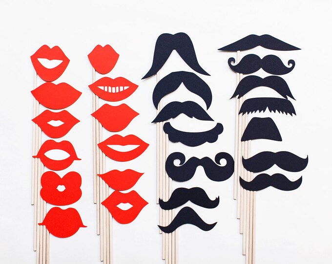 Mustache And Lips On A Stick Mustache And Lips On A Stick