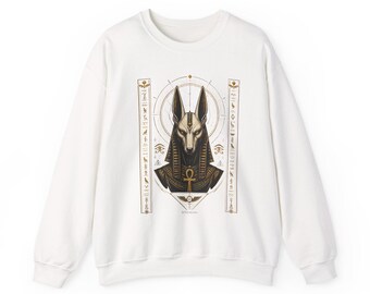 Gothic Dark Goddess Sweatshirt, Serpent Moon Winged Woman Graphic Crewneck, Occult Gothic Streetwear