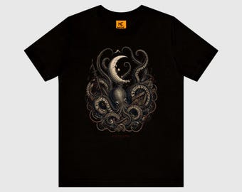 Giant Octopus Sweatshirt | Kraken Sea Monster Vintage Nautical Gothic Apparel