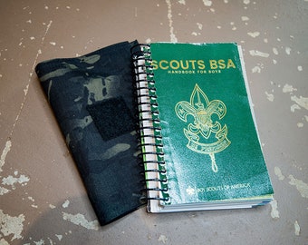 Tactical Cover for the BSA Scouts Handbook for Boys, Cordura Cover, Scouts Handbook Sleeve