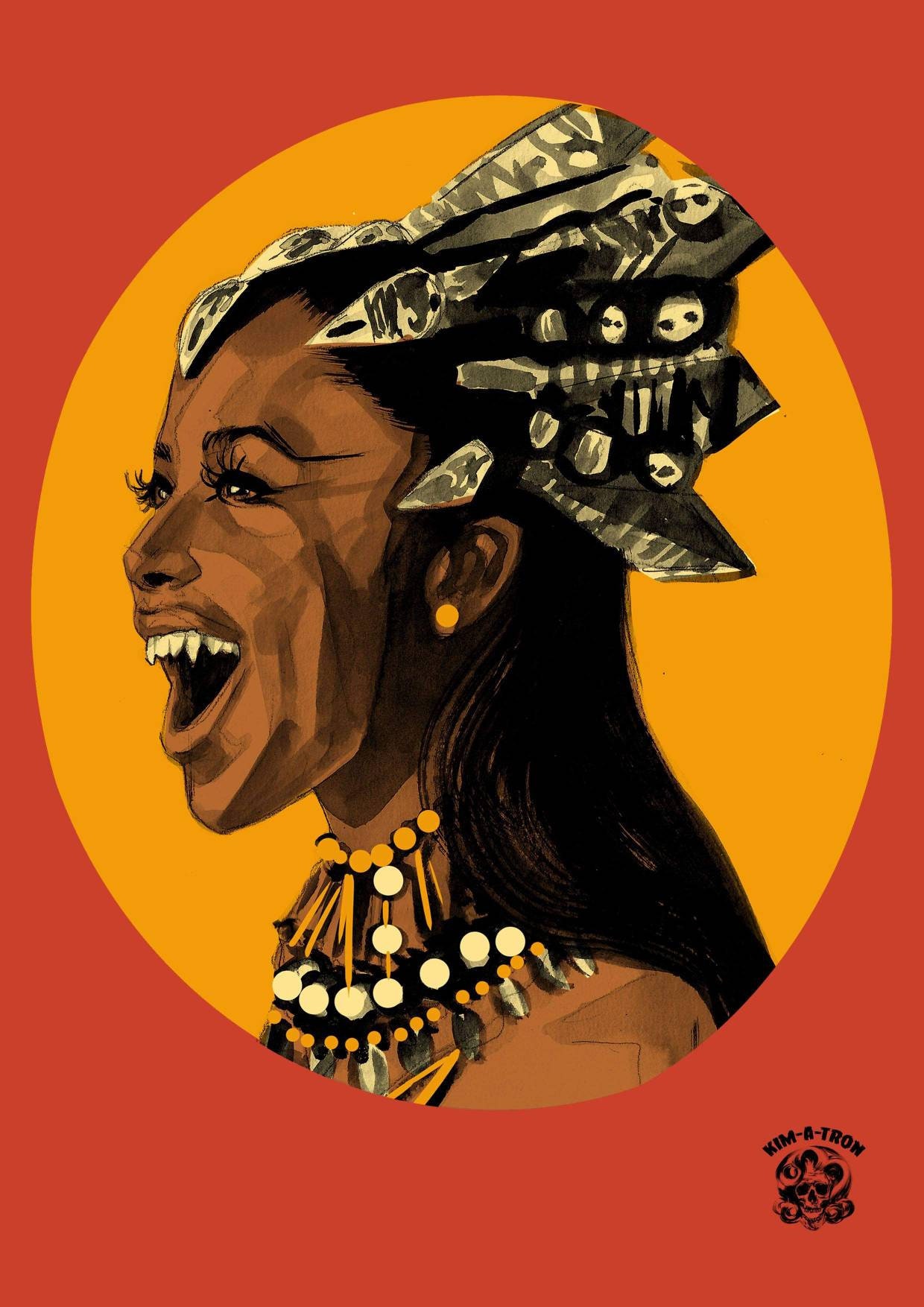 A4 Aaliyah Queen Akasha Print | Etsy