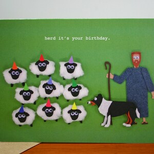 É Seu Aniversário, Ya Herd - Cartão De Aniversário Engraçado