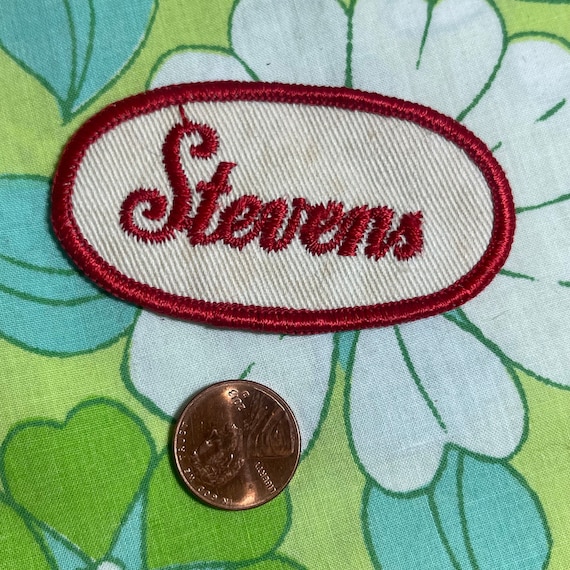 VINTAGE Embroidered Sew-On Name Patches | DR3 - image 2