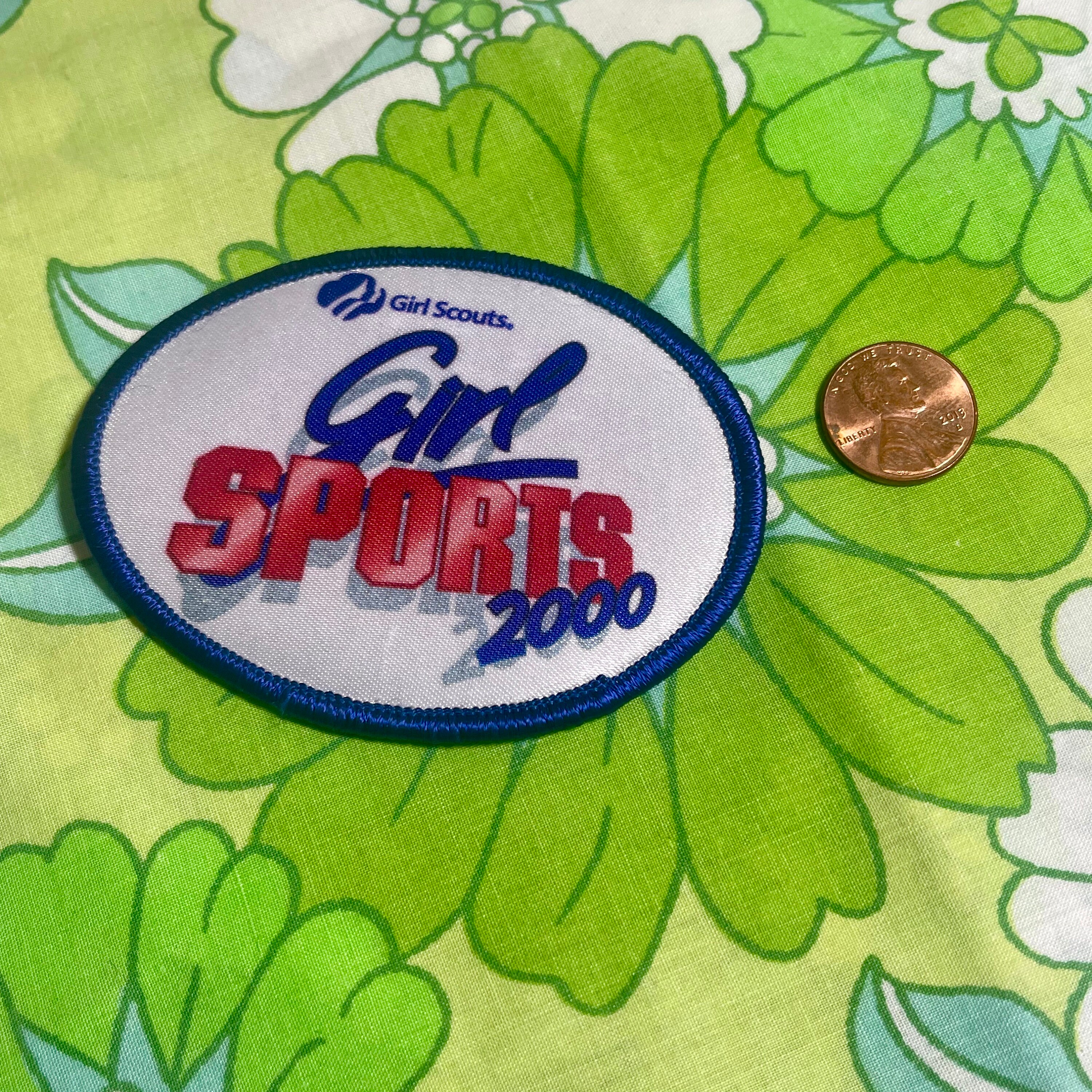 VINTAGE 1990's 2000's Girl Scout Patches Sports Connections Media 2K 