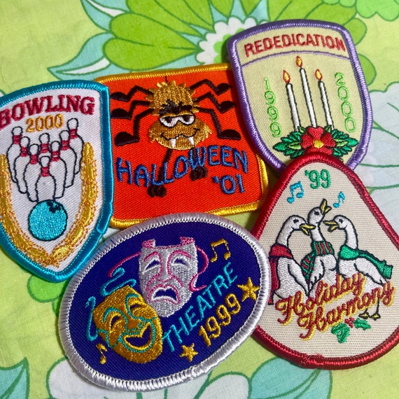 VINTAGE 1990's 2000's Girl Scout Patches DR15 