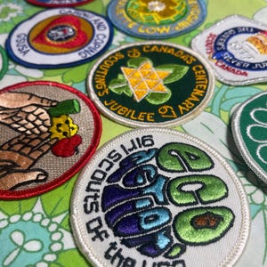 VINTAGE Embroidered Patches | Girl Scouts | Cub Scouts | 1960&#39;s - 1980&#39;s | C