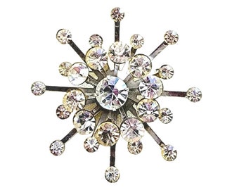 CORO starburst RHINESTONE BROOCH