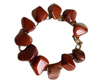 CHUNKY Red Jasper healing bracelet