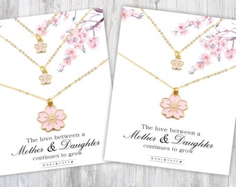Mother Daughter Necklace Set - Etsy