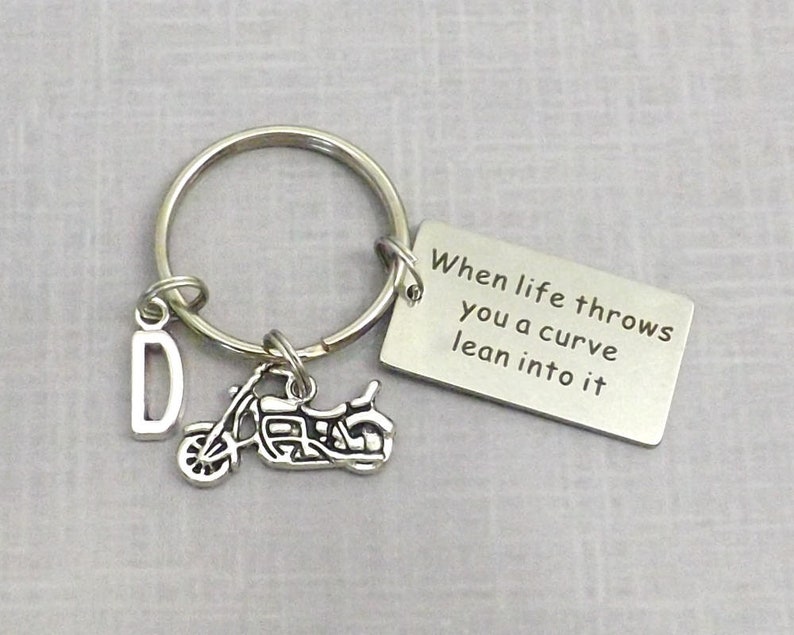 Motorcycle Gift Motorcycle Keychain Dad Gifts Mens Gift for Etsy