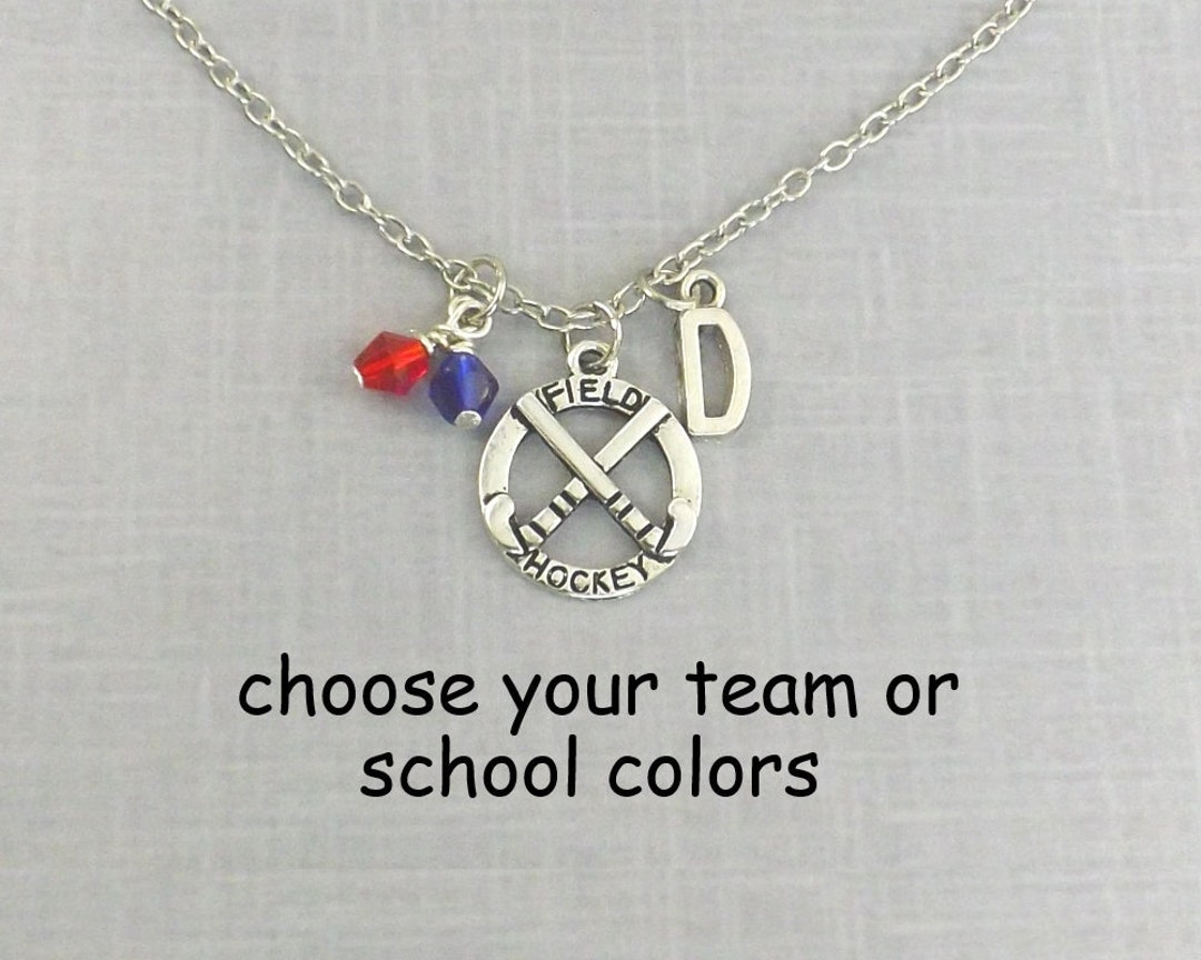 Field Hockey Necklace Field Hockey Gift Field Hockey Etsy