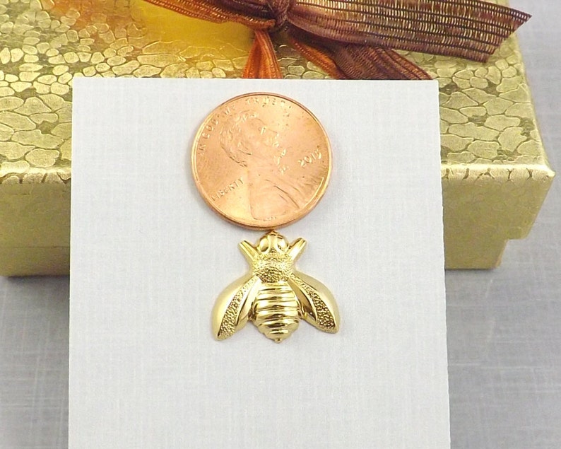 24K Gold Bee Lapel Pin Bee Tie Tack Bee Pin Gold Bee - Etsy