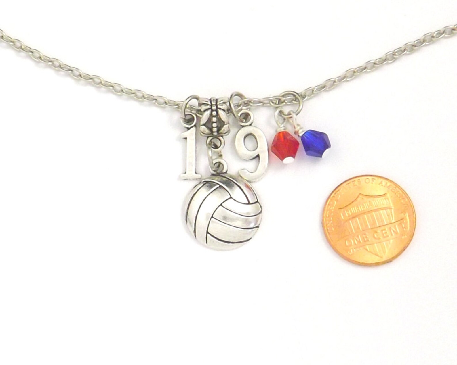 Volleyball Necklace Volleyball Necklace Volleyball Jewelry Etsy
