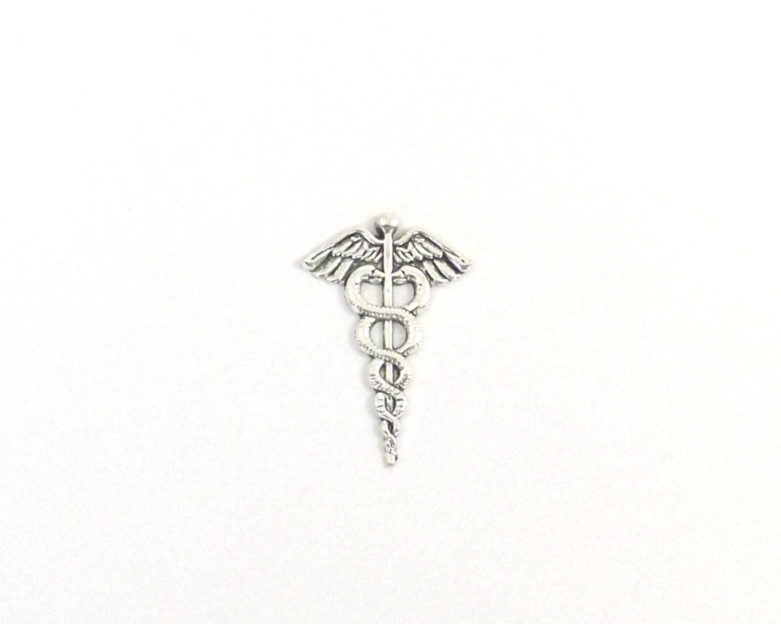 3d Medical Pin Doctor Pin Doctor Tie Tack Caduceus Etsy