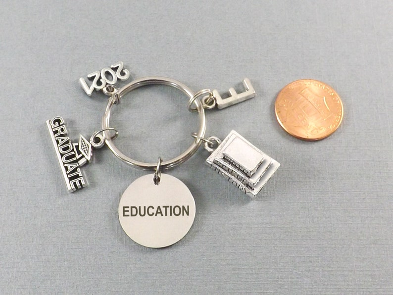 College Gift Teacher Graduation Gift 2021 Keychain Teaching Degree Graduation Gift for Him Gift for Her Education College Graduate