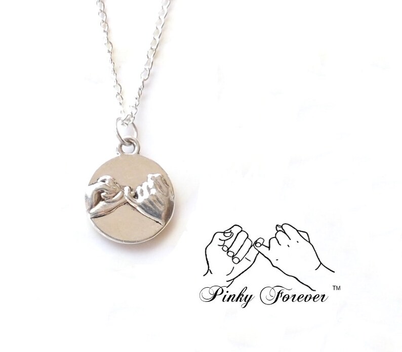 Pinky Promise Necklace Pinky Swear Jewelry Valentine Gift - Etsy