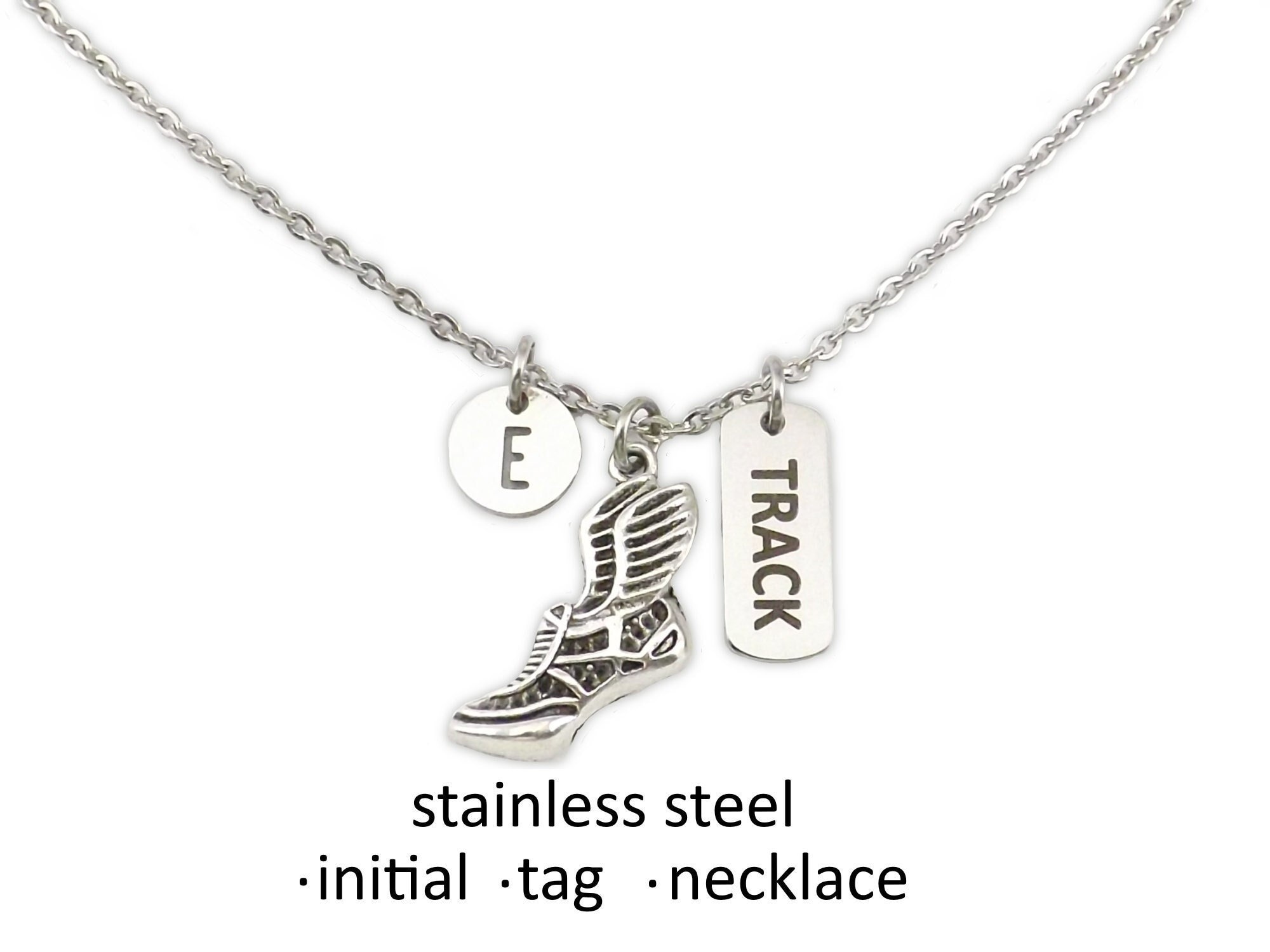 Track and Field Necklace Runner Gifts 