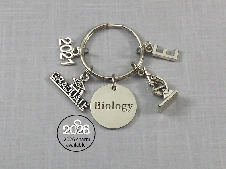 Biology Graduation Gift – Personalized Biologist Keychain for College ...