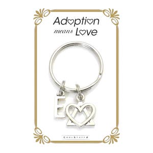 Adoption Gifts, Adoption Symbol Keychain, Adopting, Adoption Symbol, Foster Parent, Birth Mother, Adoption Means Love, Child, Dad  Gift