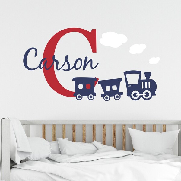 Train Wall Decal Etsy