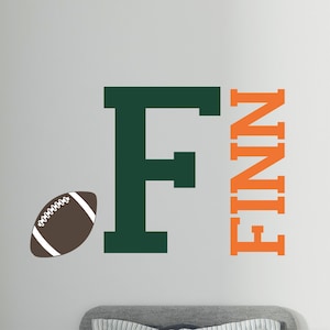 Football Wall Decal - Football Decal - Nursery Decal - Sports Decal - Personalized Football Decal - Boys Decal - Football Sticker