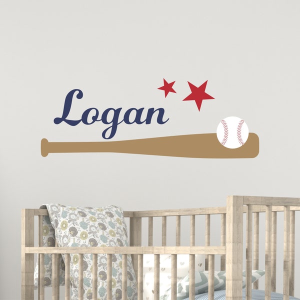 Baseball Wall Decal Etsy