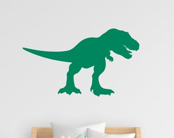 Dinosaur T-Rex Wall Decals, Dinosaur Decals, Dino Footprints Tracks Stickers, Kids Dinosaur Wall Decals - T-Rex Wall Decals