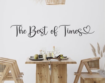 The Best of Times Wall Decal - Family Wall Decal - Picture Frame Decal - Best of Times Decal