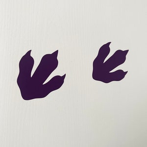 Dinosaur Tracks Footprints Wall Decals, Dinosaur Decals, Dino Footprints Tracks Stickers, Kids Dinosaur Wall Decals - Kids Gift zdjęcie 6