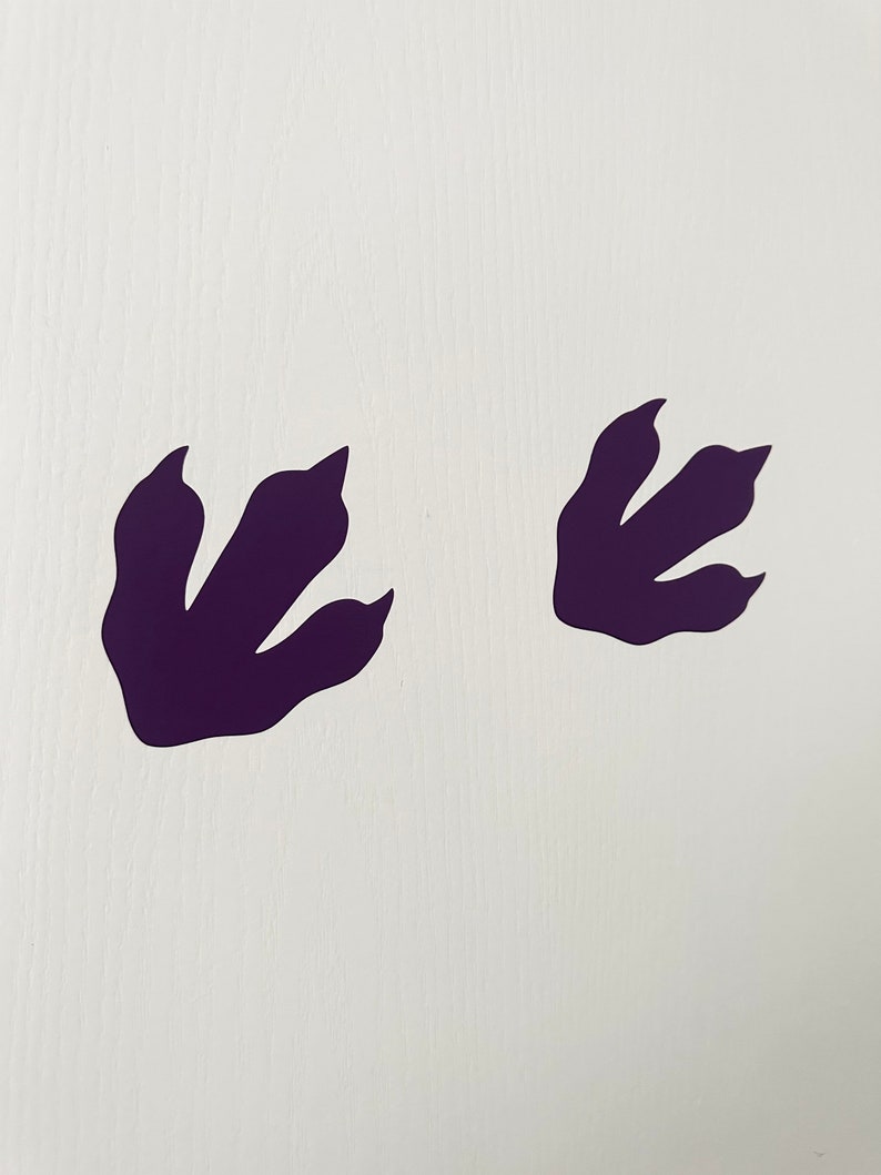 Dinosaur Tracks Footprints Wall Decals, Dinosaur Decals, Dino Footprints Tracks Stickers, Kids Dinosaur Wall Decals - Kids Gift zdjęcie 6