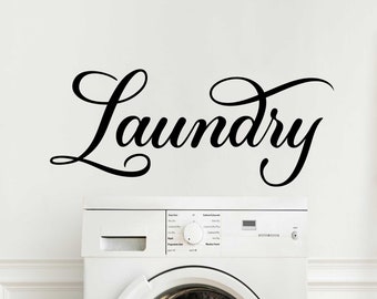 Laundry Room Décor - Laundry Word Room Wall Decal - Laundry Word Sign - Laundry Wall Decal - Laundry Room Decal - Laundry Wall Quote