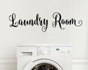 Laundry Room Décor - Laundry Word Room Wall Decal - Laundry Word Sign - Laundry Wall Decal - Laundry Room Decal - Laundry Wall Quote