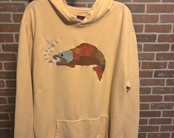 Smoking Fish Peachy Hoodie