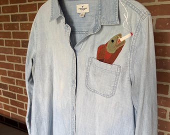 Smoking Fish in the Pocket - Denim