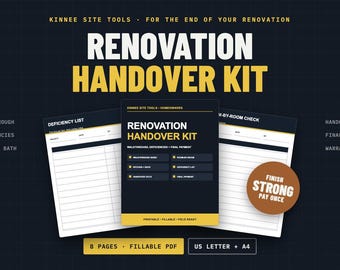 Checklist voor de eindinspectie van de renovatie – Opleveringspuntenlijst en vrijgave van de eindbetaling, PDF voor huiseigenaren