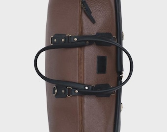 Leathers Traviss Duffle Bag Leather Travel Gym Weekender for Men