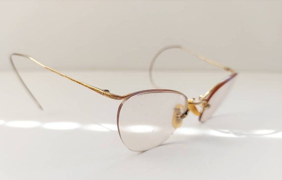 Vintage ornate eyeglasses Frames - image 1