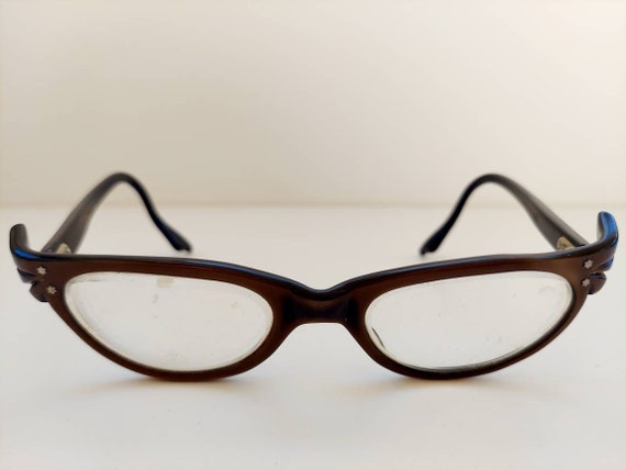 Vintage 1960s cats eye glasses - image 2