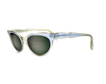 Brand New Shiny White Round Cat Eye Retro Sunglasses Gold Tone Flower Accent il_1080xN.7602107754_4ejh.jpg main image 2