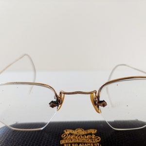 Vintage 1930s Octagonal Eyeglasses Frames. image 1