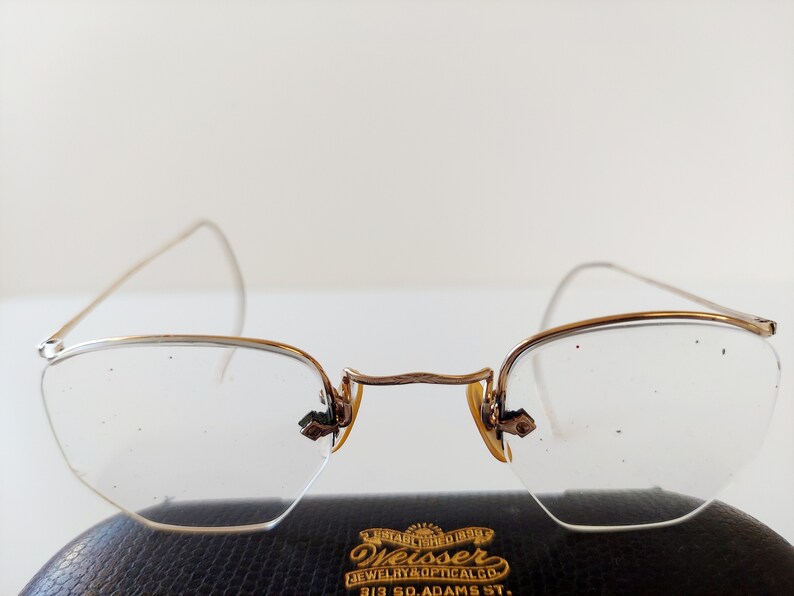 Vintage 1930s Octagonal Eyeglasses Frames. image 1