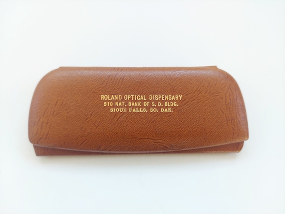 Vintage 1930s brown Eyeglasses Case - image 1