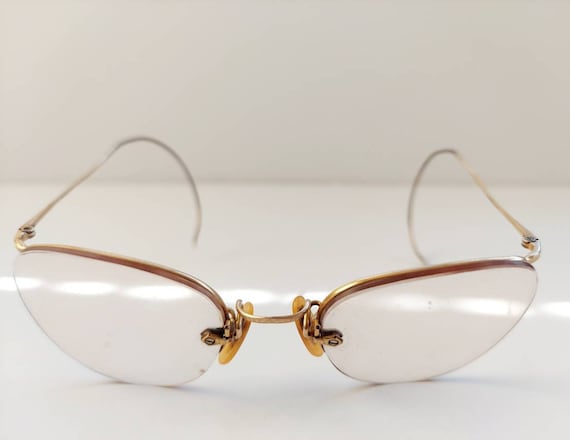 Vintage ornate eyeglasses Frames - image 2