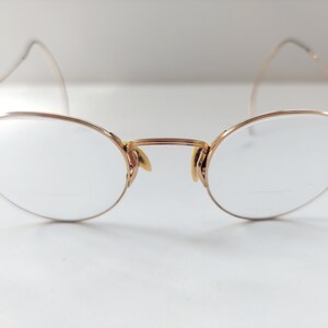 Vintage 1940s Gold Round Rimmed Ornate Eyeglasses Frames - Etsy