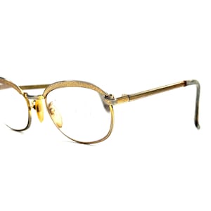 1970s Gold Eyeglasses Frames