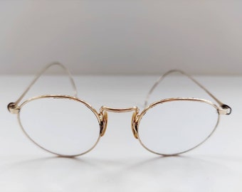 Vintage 1930s Round Rimmed Eyeglasses Frames.