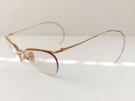 Vintage ornate eyeglasses Frames - image 3